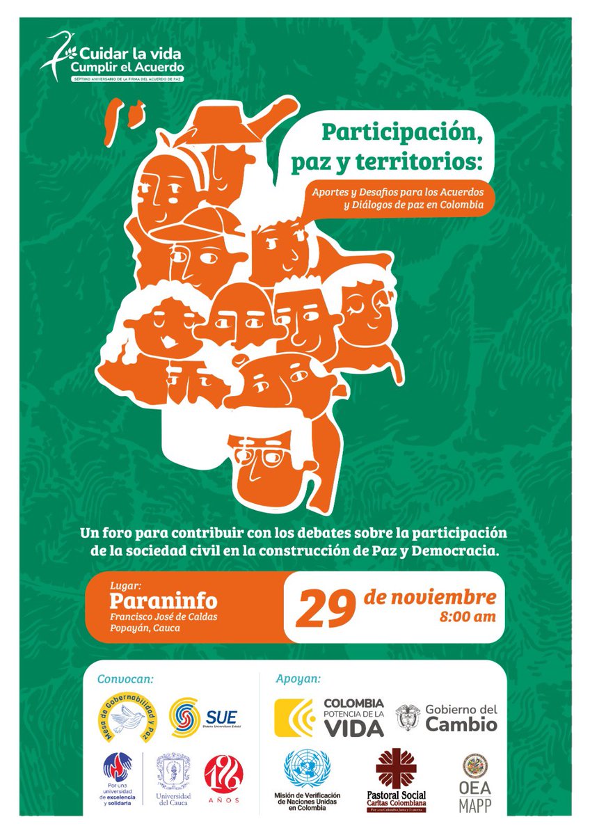 📍Popayán

Les invitamos a conocer las imágenes de la búsqueda de personas dadas por desaparecidas en Colombia en la exposición de nuestra galería fotografica #ElCaminoDeLaBúsqueda, una invitación a no olvidar y a persistir en la titánica tarea de no parar hasta encontrarles.