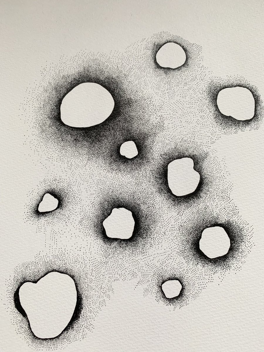 Le pointillisme art s’apparente à la méditation.