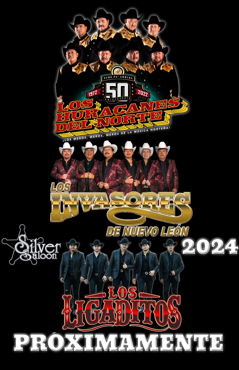 silver_saloon's tweet photo. Próximamente 2024 
Silver Saloon 
@HURACANESDELN @grupoinvasores @LosLigaditos https://t.co/I9GgMFz14E