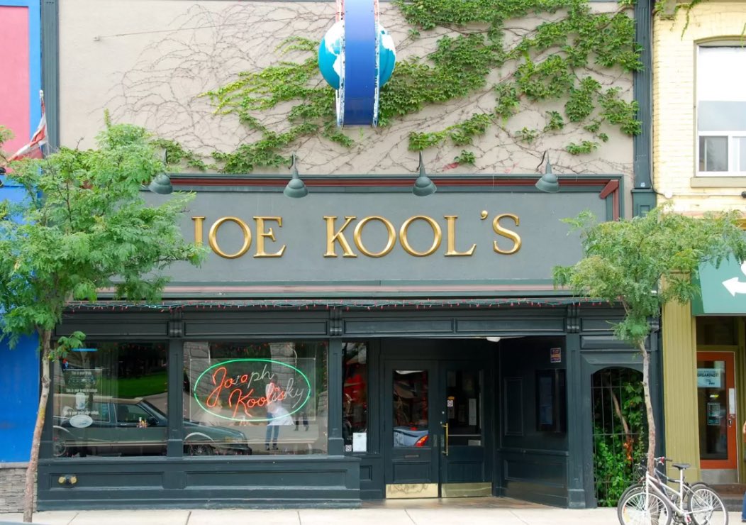 Using only a restaurant, tell us where you went to college