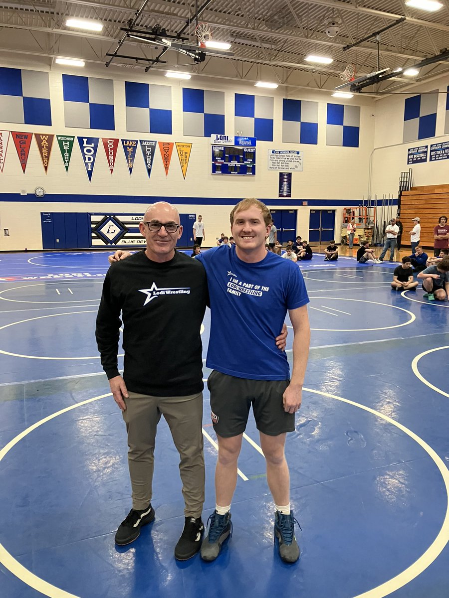LodiWrestling's tweet photo. 1) Welcome to the FIRST girls wrestling coaches in the history of Lodi Wrestling! 

Zach Licht has been named the first girls head coach and his dad, Jamie Licht, has been named the first girls assistant coach! https://t.co/Bzed6jPE48