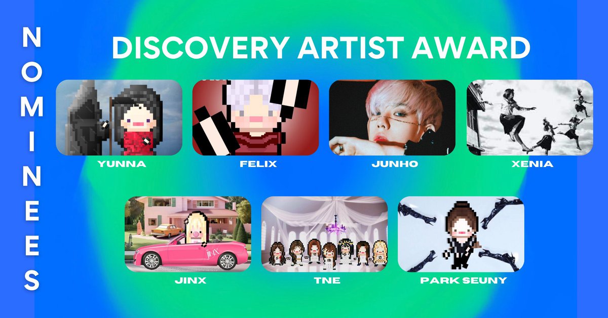 KnQEnt's tweet photo. [📰] @JUNHO_isback &amp; @Yunna_KnQ are nominated for Discovery Artist Award in ECMA 2023. Voting is until 12/24 11PM KST.

https://t.co/N1OrrXz7l5

#KnQEnt #PrismaDiscLabel https://t.co/uwMYnyuq8G