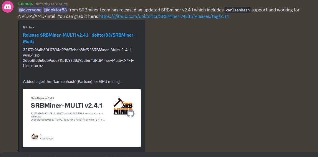 Karlsen Network tweet media