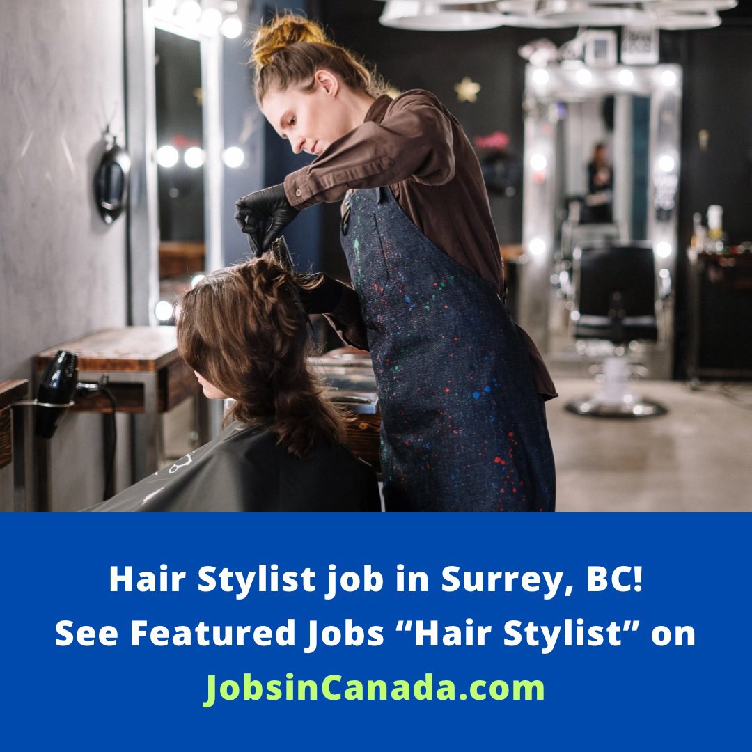 JobsinCanadaCom's tweet photo. Hair Stylist job in Surrey, BC!

See Featured Jobs > "Hair Stylist - Guildford-Village" on our homepage!

https://t.co/EeIyxcmSBj https://t.co/oehaRQrpkw