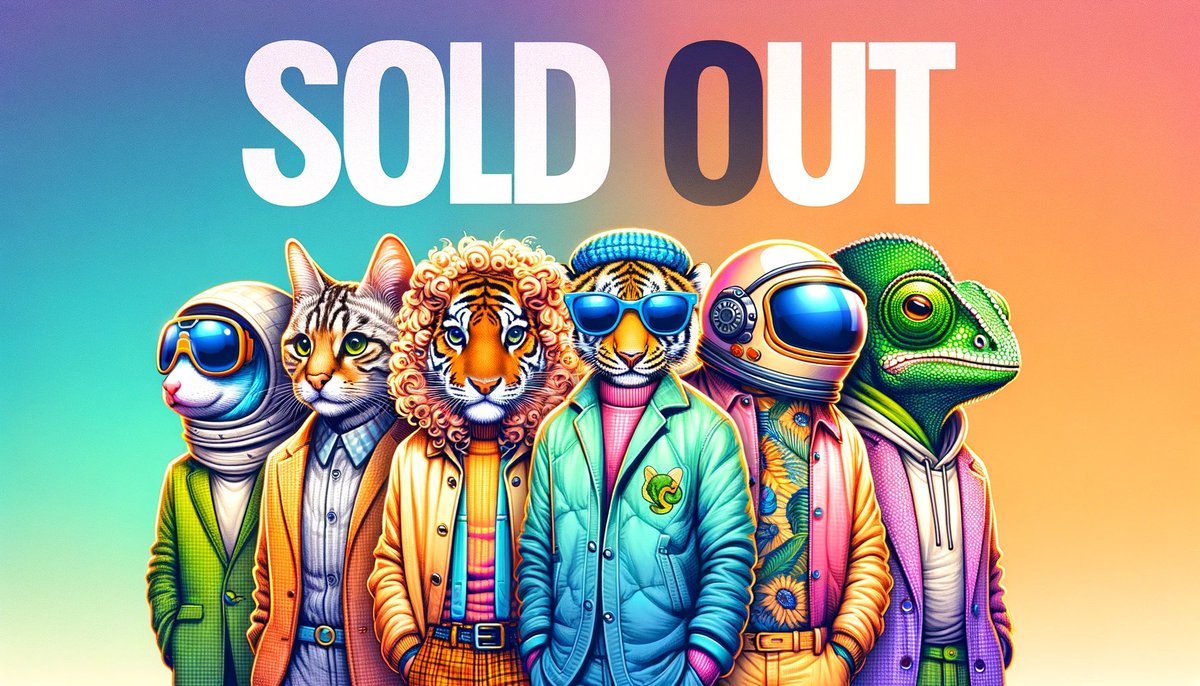 📣 We are SOLD OUT! 🚀

🐩 1500/1500 - Fully minted

💎 Staking Pool Status:

🔢Present Holdings: 900300 $WFLR
📈New Addition: 147000 to the pool.
🔥Added 168B+ into $POODLE liquidity
🔥Purchased &amp; incinerated 299.6B $POODLE from the supply

#FLARE #FLR #XRP #SGB <a href="/FlareNetworks/">Flare ☀️</a>