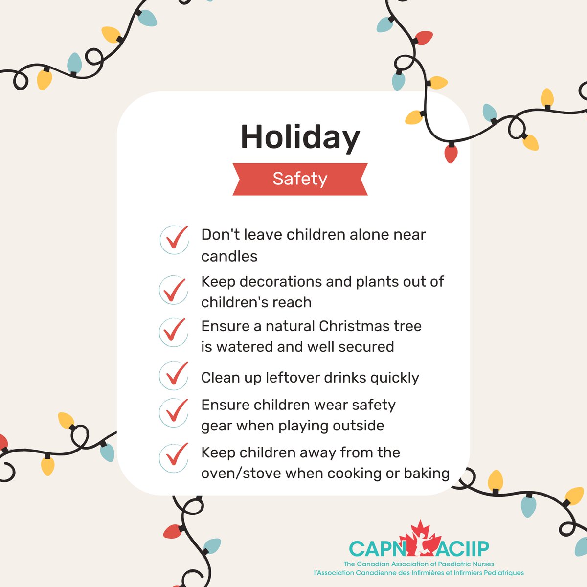 PaediatricRN's tweet photo. Here are some tips to keep the little ones safe this holiday season.

CAPN would like to wish everyone a safe and happy holidays. ❤

Source: https://t.co/TsqBRaCjY3 https://t.co/cgOOlQ8aXG