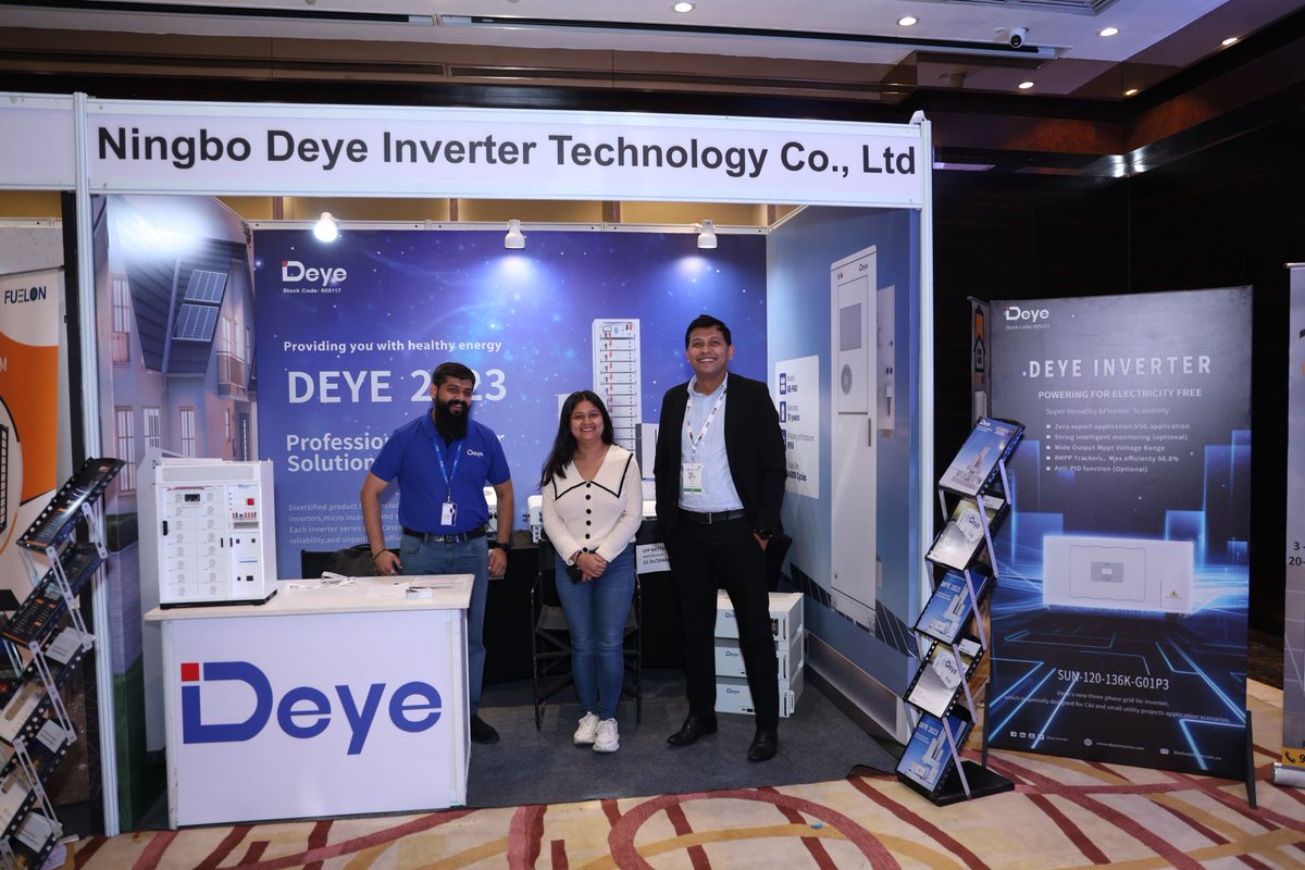 DeyeInverter's tweet image. 🌐Exciting News! Last week, #Deye as a gold partner, delivered an impressive speech worthy of notice at the RE+Storage Show organized by #SolarQuarter! 🌟🌟Go over the highlight moments!