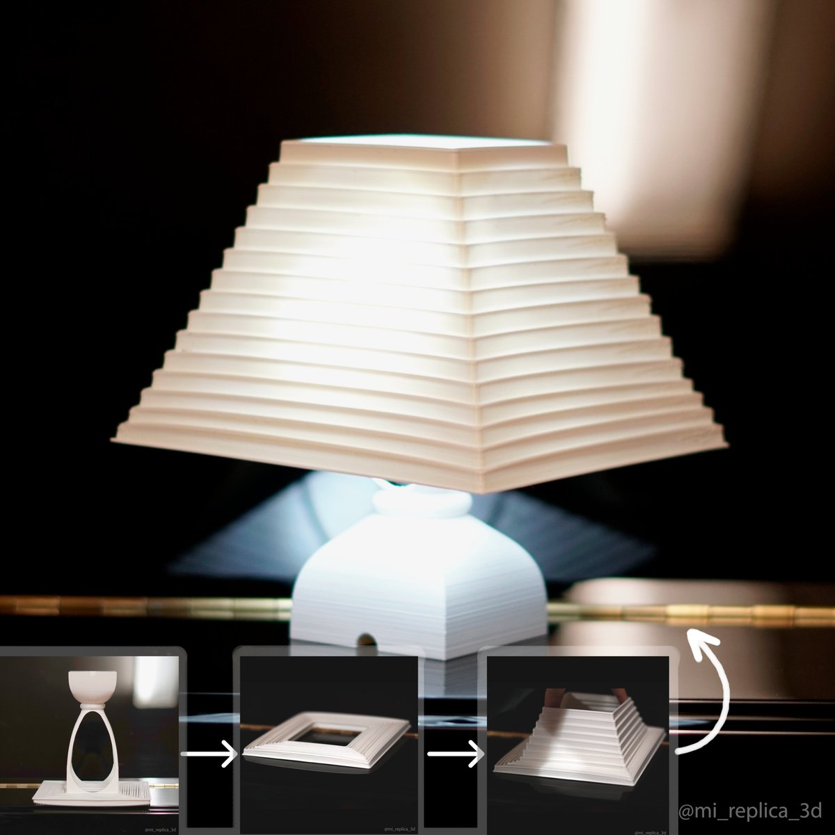 replica_3d's tweet photo. Two new Print in Place Lamps now available on @Cults3D
➡️https://t.co/k6OZZsRMT8
➡️https://t.co/Z8yjUWueOO
#lamp #folding #collapsing #printinplace #supportfree #3dprinter #design #3dmodeling #3dprints #3ddesign #diy #maker #impresion3d #dprinter #blender3d #cults3d