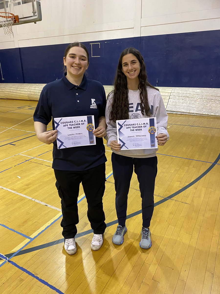 KeanPhysEd's tweet photo. https://t.co/WgjtpiK3mS