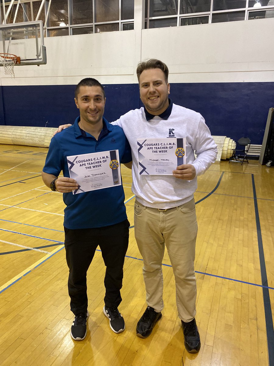 KeanPhysEd's tweet photo. https://t.co/WgjtpiK3mS
