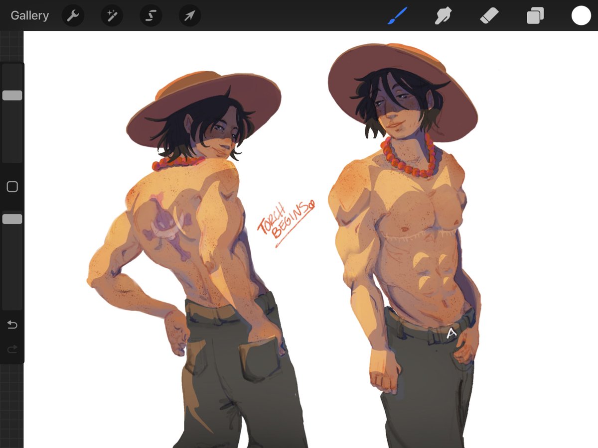 torchbegins's tweet photo. nothing has helped me progress more in anatomy/muscles than watching one piece .

[ #onepiece #portgasdace ] https://t.co/6kfZ9CwRmM