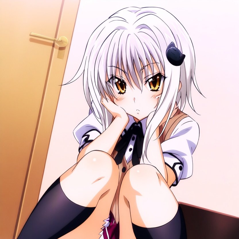 AKittenRook's tweet photo. ❝ . . . . ❞

She's there, sitting—
so naturally silent and patient like a ROCK;

Keeping those golden eyes over [Senpai], to make sure "He" doesn't go away to bother other girls. https://t.co/pnFOuab4oZ