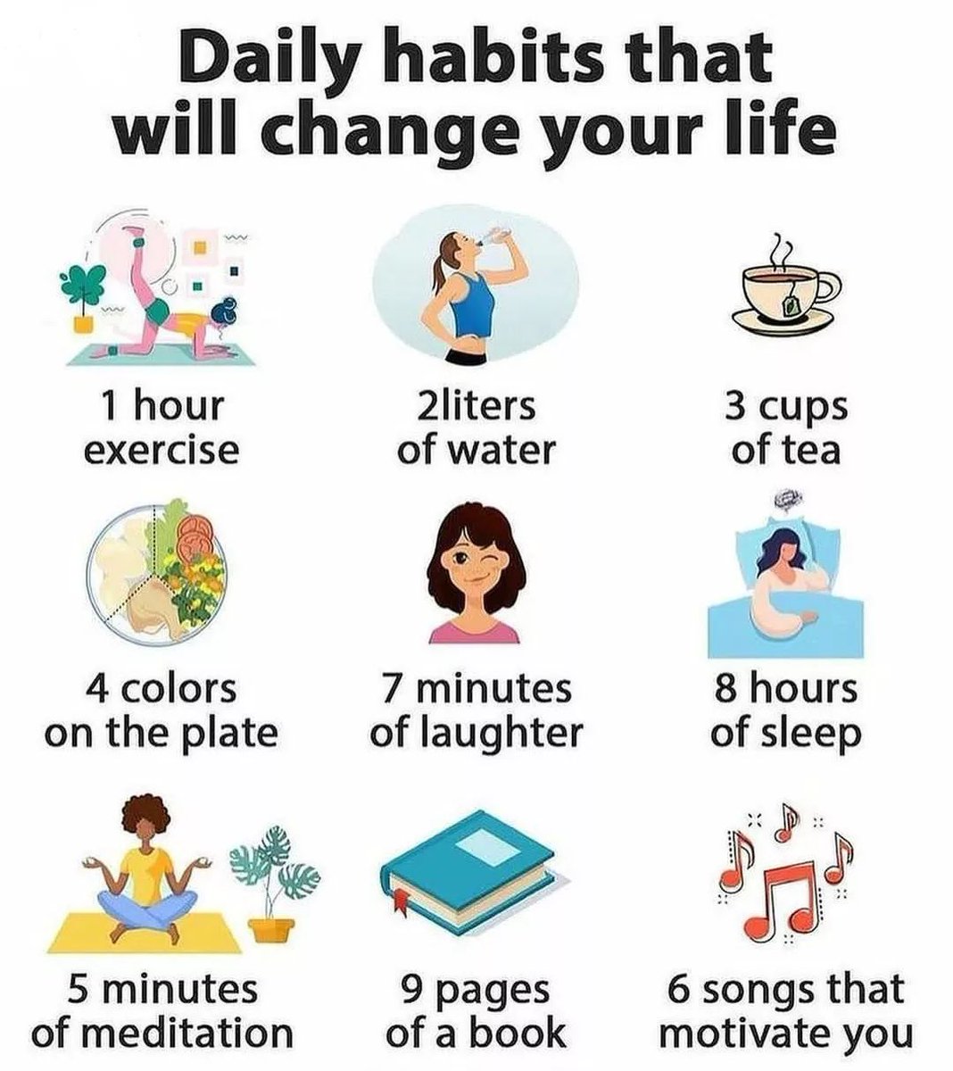 NutritionGuide_'s tweet photo. Daily habits that will change your life... https://t.co/KqmWstyyAk