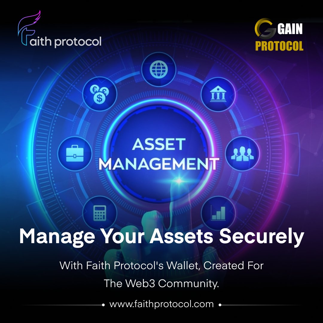 Gain_Protocol's tweet photo. Safeguard your assets with confidence using #FaithProtocol's secure wallet, exclusively crafted for the Web3 community. Explore the future of secure asset management at https://t.co/IBCsLTjbUx.
#GainProtocol #Web3Community #SecureAssetManagement #DigitalWallet #Blockchain #BTC https://t.co/OjeTHdxXBJ