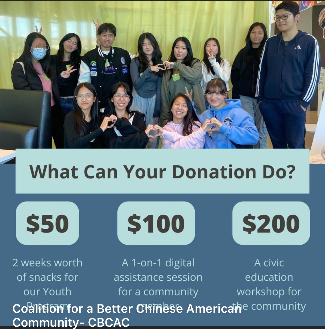 CBCACchicago's tweet photo. ❤ On this #GivingTuesday, take a look at what YOUR donation could do for CBCAC!!

❤ Donate using the link on our facebook page or go to https://t.co/GRpN9oyqN2 https://t.co/HRgEXq83en