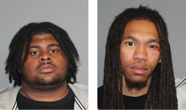 WTNH's tweet photo. Two Connecticut men were arrested on Monday for their alleged involvement in a robbery in downtown Shelton, according to police. https://t.co/m5NXCP58EP https://t.co/hGn3mJZ2XL