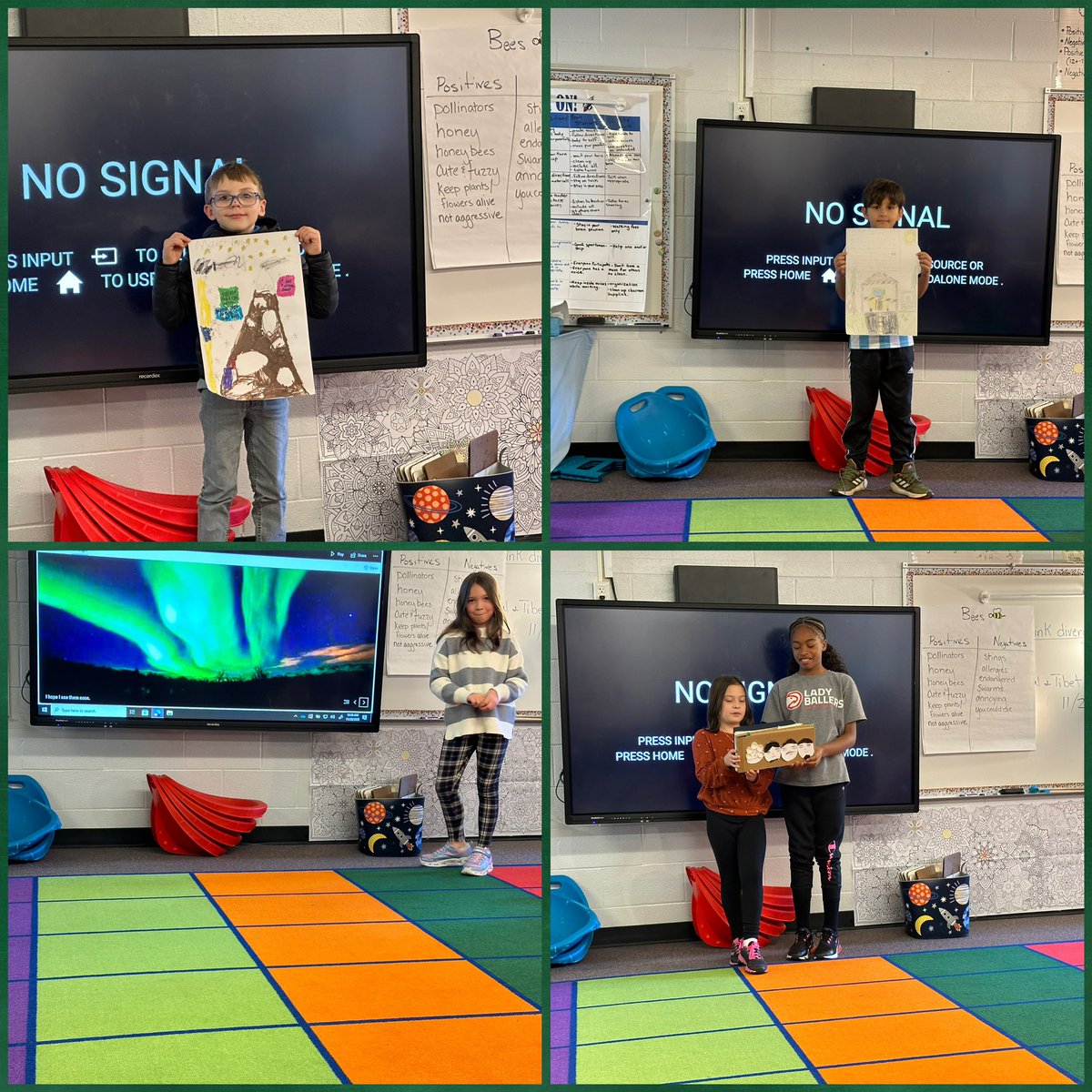 instruct2learn's tweet image. 3rd grade 🎯 students presented their wonders projects today. We had a variety of mediums, a multitude of cool facts, unique wonders of nature, Cobb, and the U.S. and so many standards being met! #SOARon #lovetothinkhere @VaughanRockets @CobbAlp @Vaughan3rdGrade