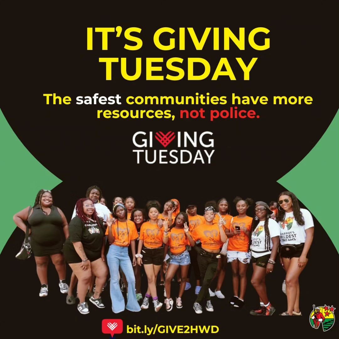 HarrietsDreams's tweet image. .@HarrietsDreams is $570 away from reaching our $7000 goal. Help us sustain the work. Put $10 on helping us keep each other safe 🫶🏾  #GivingTuesday #Givelocal #donate #WeKeepUsSafe