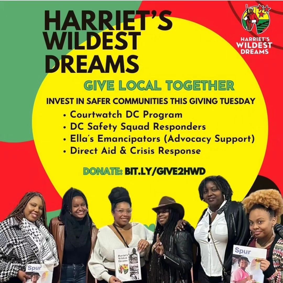 HarrietsDreams's tweet image. .@HarrietsDreams is $570 away from reaching our $7000 goal. Help us sustain the work. Put $10 on helping us keep each other safe 🫶🏾  #GivingTuesday #Givelocal #donate #WeKeepUsSafe
