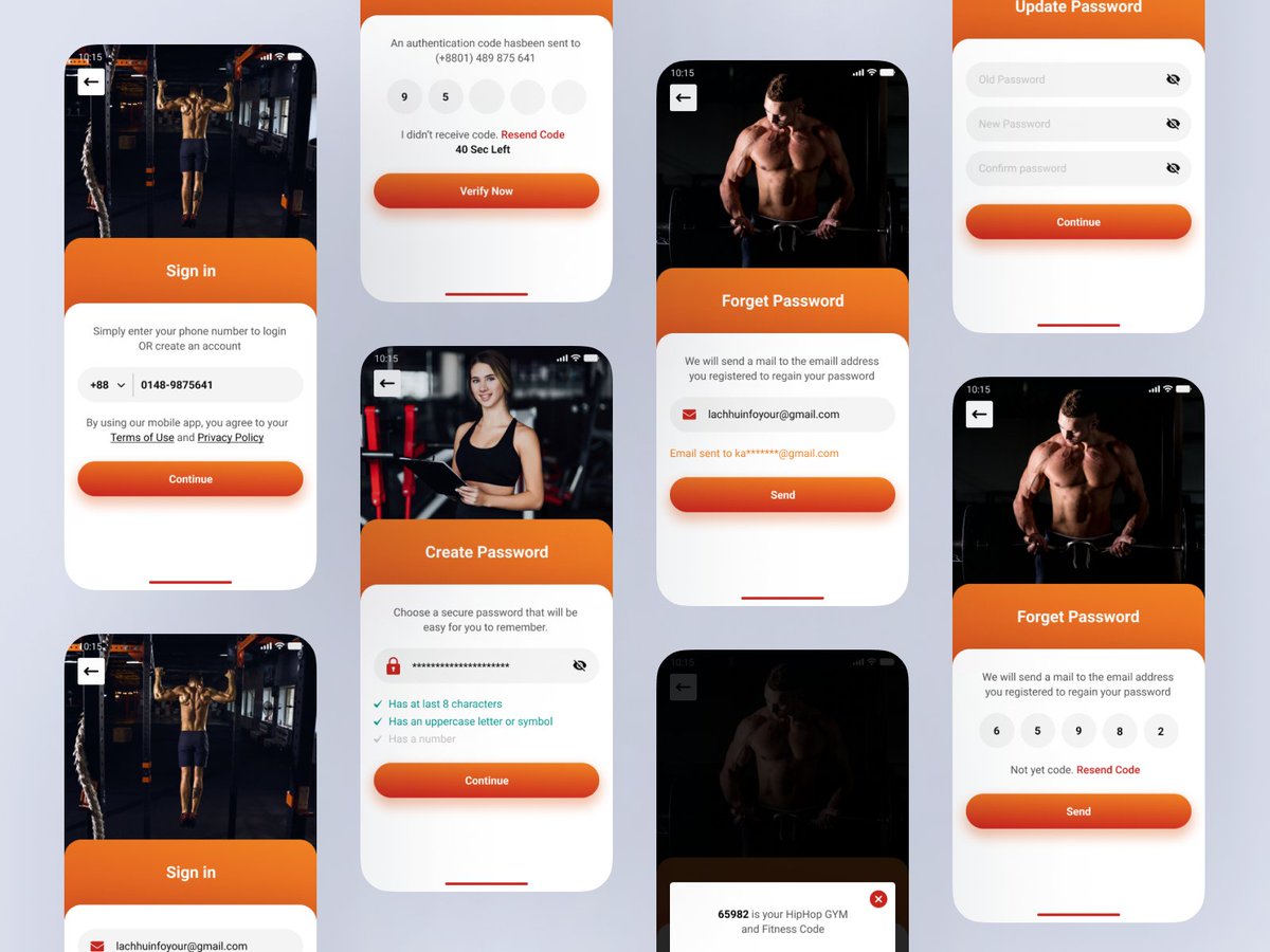 siddik570's tweet photo. Mobile App Forget Password Screen Design by Siddik https://t.co/DFSJWfECDt 

#appdesign #yogascreen #fitnessapp #GYMapp #forgetpassword #Recoverpassword #mobileapp #Appdesign #app #forgetpasswordappscreen #uiux https://t.co/zO6LJLqVNT