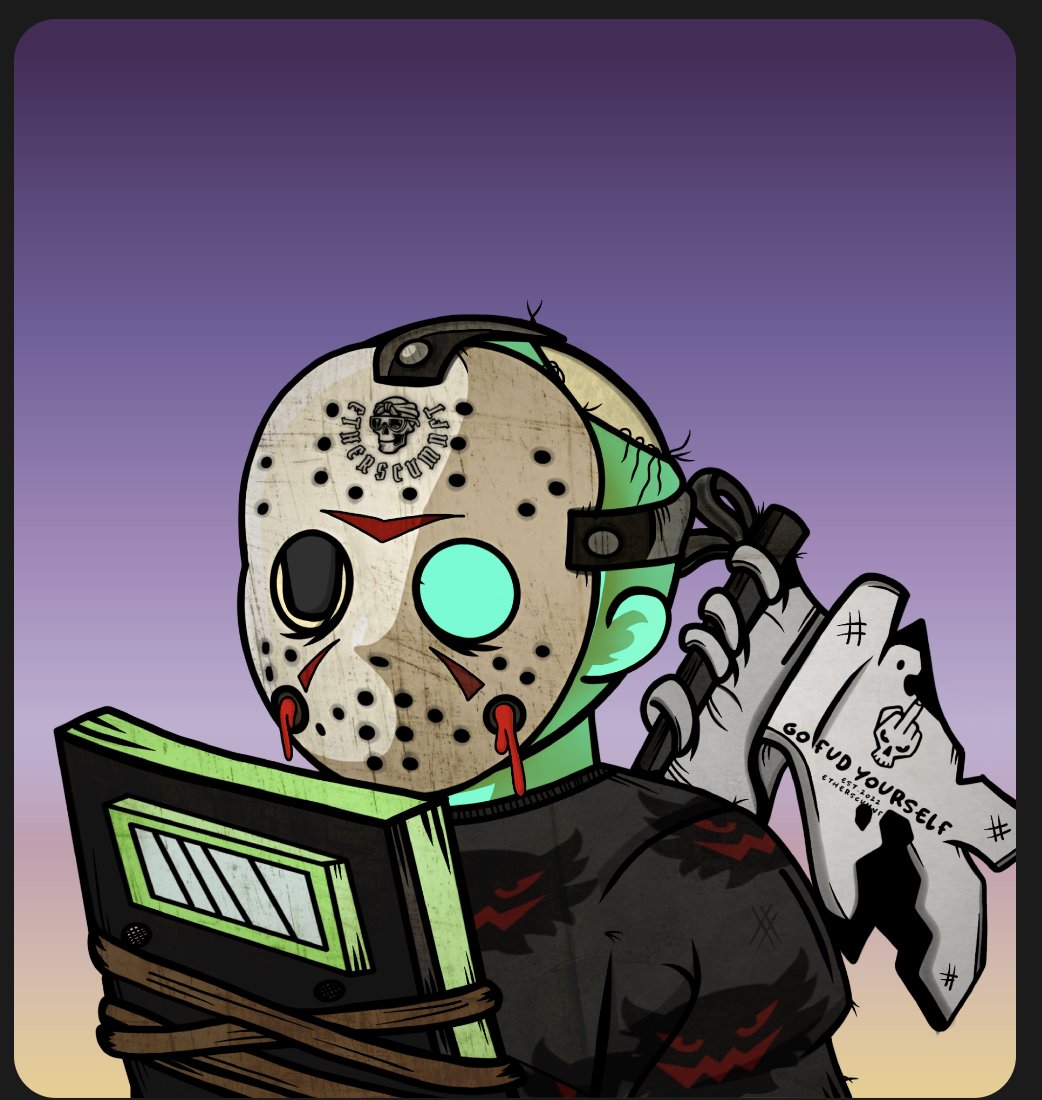 AaronCapps19's tweet photo. The #SCUMLIFE is a real thing when your a true @EtherScumNFT . The community has real family vibes.. Good honest real people in the sewer fr .... Don't ever fade the scum.. https://t.co/PArffHeCDw