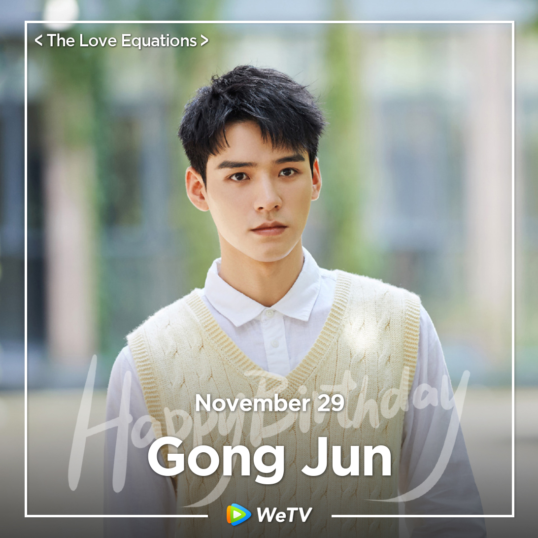 WeTVOfficial's tweet photo. Happy Birthday to #GongJun🎂

Love your performance in #ShiningLikeYou #TheLoveEquations🤩

Looking forward to more of your works in the future❣

#龚俊 #而你刚好发光 #致我们甜甜的小美满 #WeTV #WeTVAlwaysMore https://t.co/BLurrG0O3O
