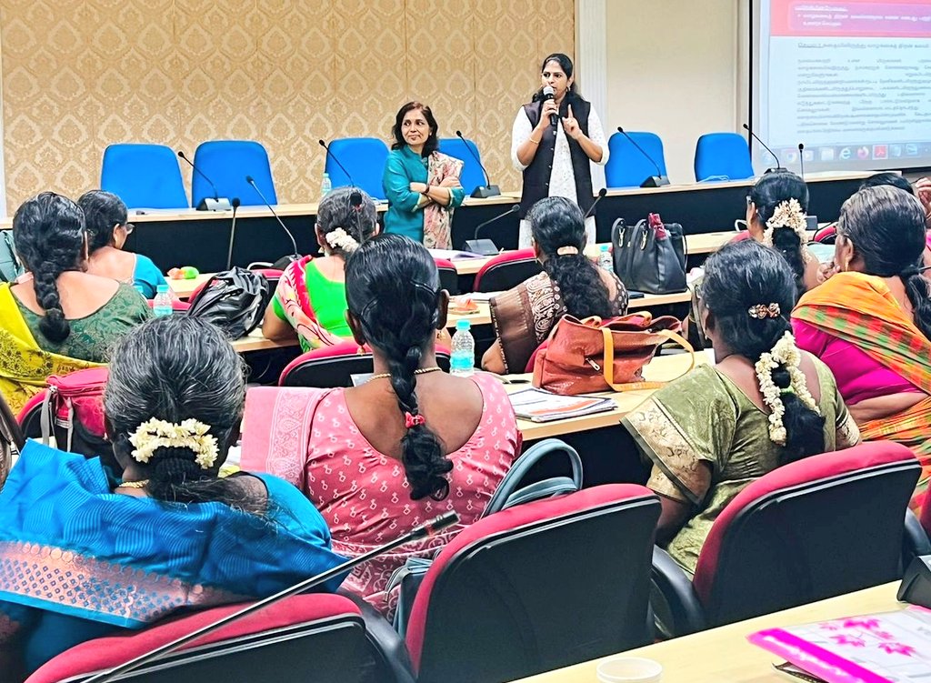 The second phase of Gender Club in #Chennaischools training was taken up. Teachers shared their experiences in rolling out the modules to children. Gender club , a safe space within the school environment for children to unwind and talk about gender equity, respect and values.