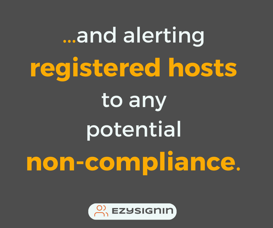 EzySignin's tweet photo. Using Digital sign-in technology for Aged Care can automatically notify hosts and screen visitors eliminating non-compliance. 

Talk to us if you're concerned about health and safety when receiving visitors.

#healthscreening #visitormanagement #agedcare #OHScompliance https://t.co/1APMKFYPQ5