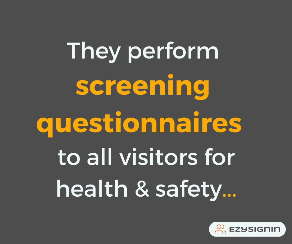 EzySignin's tweet photo. Using Digital sign-in technology for Aged Care can automatically notify hosts and screen visitors eliminating non-compliance. 

Talk to us if you're concerned about health and safety when receiving visitors.

#healthscreening #visitormanagement #agedcare #OHScompliance https://t.co/1APMKFYPQ5