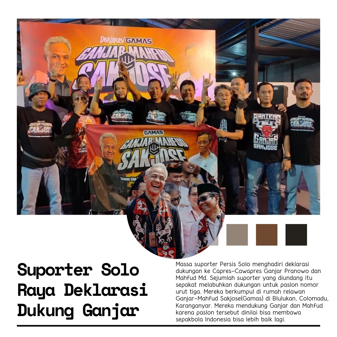 respectiontest's tweet photo. Suporter solo deklarasi dukung pasangan Ganjar-Mahfud
#GanjarMahfud #GanjarMahfudMenang
#GanjarMahfudPilihanRakyat https://t.co/Q6Umd9KVfa