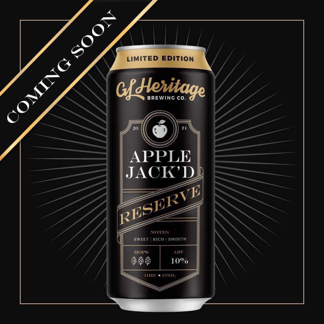 It’s the most wonderful time of the year… because Apple Jack’d Reserve returns this weekend!🍎🍻

Made with aged Apple Jack’d ale, topped up with more whiskey from Wolfhead distillery, our fans call it ‘Christmas in a Can!’