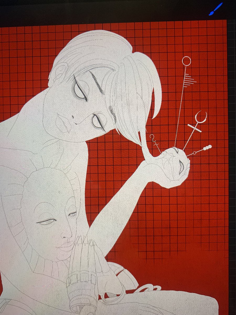 GM with new #wip

 Feel weird today🩸