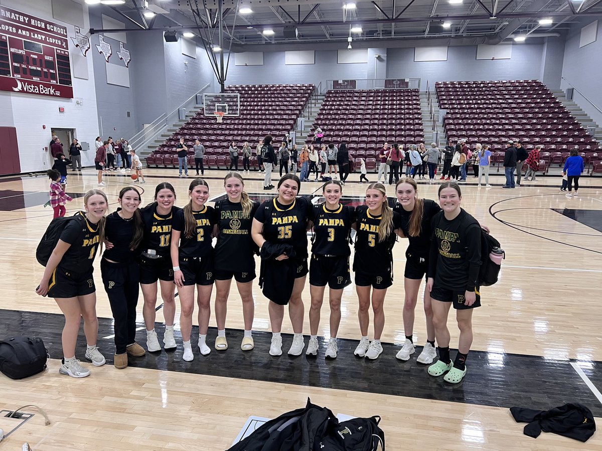 Lady Harvesters Basketball (@pampagirlshoops) on Twitter photo Lady Harvesters with the hard fought win in OT, 64-61. Record 5-2
Berlin Bartlett 23 pts
Katlyn Magers 14 pts
Cambree Dyer 14 pts
#I.C.E. #GTNT
<a href="/cjones8114/">Clay Jones</a> @HarvesterPRIDE <a href="/Terrytom77/">Terry's Sports Page</a> <a href="/Nick_TXHSGBB/">Nick Alvarado (blue checkmark)</a> <a href="/PressPassSports/">Press Pass Sports</a> Lady Harvesters with the hard fought win in OT, 64-61. Record 5-2
Berlin Bartlett 23 pts
Katlyn Magers 14 pts
Cambree Dyer 14 pts
#I.C.E. #GTNT
<a href="/cjones8114/">Clay Jones</a> @HarvesterPRIDE <a href="/Terrytom77/">Terry's Sports Page</a> <a href="/Nick_TXHSGBB/">Nick Alvarado (blue checkmark)</a> <a href="/PressPassSports/">Press Pass Sports</a>