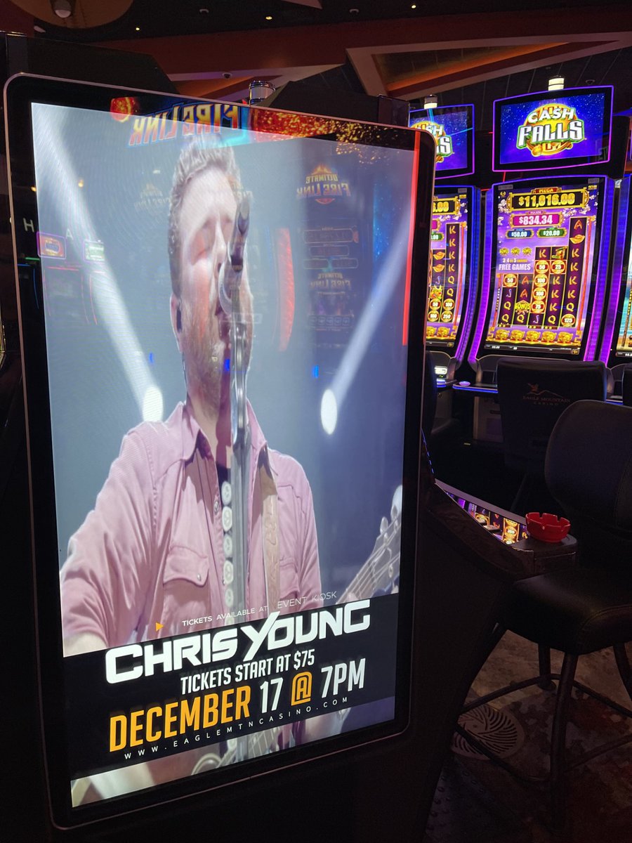 EagleMtnCasino's tweet photo. Chris Young is almost here! There's still time to grab your tickets and be part of an unforgettable night! Important update: The age to attend the show is now 18 years and older. 

#ThePeoplesCasino #EagleMountainCasino #RockWithUs #ChrisYoung #LiveMusic #GetYourTicketsNow https://t.co/pUVrc1q77f