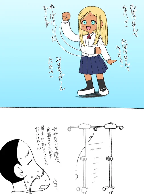 #お絵描きおじさんがん日記 