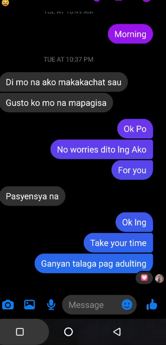 Mss_ash's tweet photo. Ouch conv with her huhu bat Ang sakit https://t.co/59LWP5UaMr