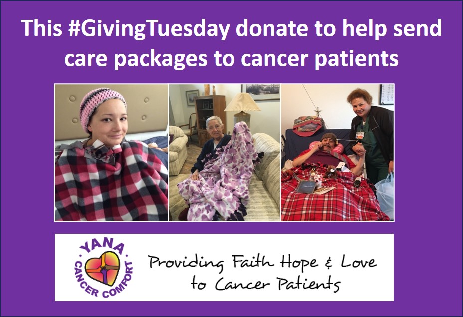 YANAcancer's tweet photo. Help send care packages to cancer patients by donating to YANA Cancer Comfort on #GivingTuesday https://t.co/tSuOzGN6zq https://t.co/2vfvRk7cDX