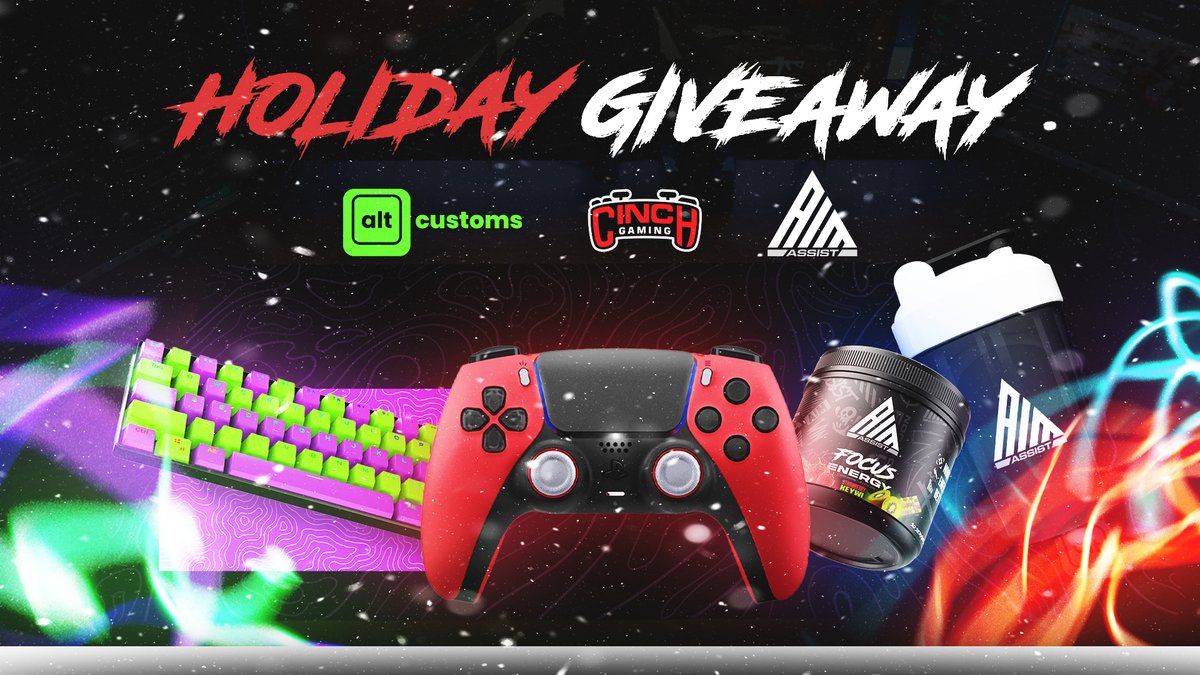 CinchGaming's tweet image. We are teaming up with @altcustoms and @drinkaimassist to give you the ALTimate gamer holiday giveaway!

How to enter?
🎮 RT 
⌨️Tag 2 Friends
🥤Finish entering here: cinchgaming.com/pages/giveaways