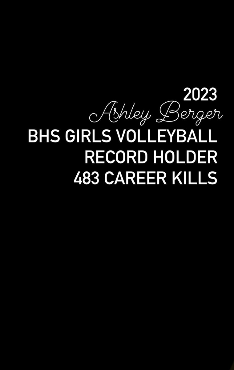 coach_dancisin's tweet photo. Congrats Ashley Berger! New school record holder! 🏆🏐 https://t.co/0Qm9P2lfry