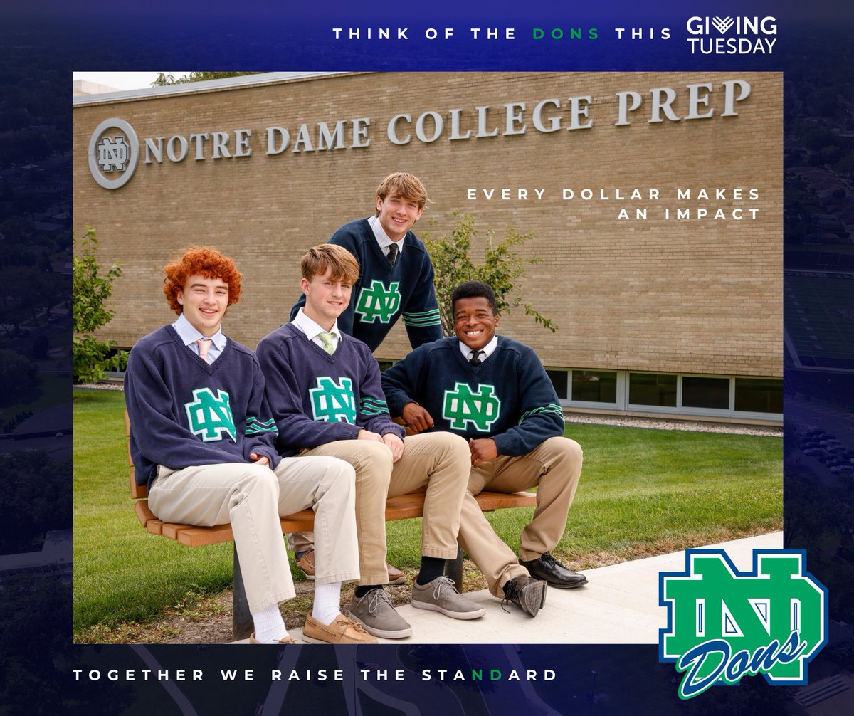 𝐍𝐨𝐭𝐫𝐞 𝐃𝐚𝐦𝐞 𝐂𝐨𝐥𝐥𝐞𝐠𝐞 𝐏𝐫𝐞𝐩 tweet media