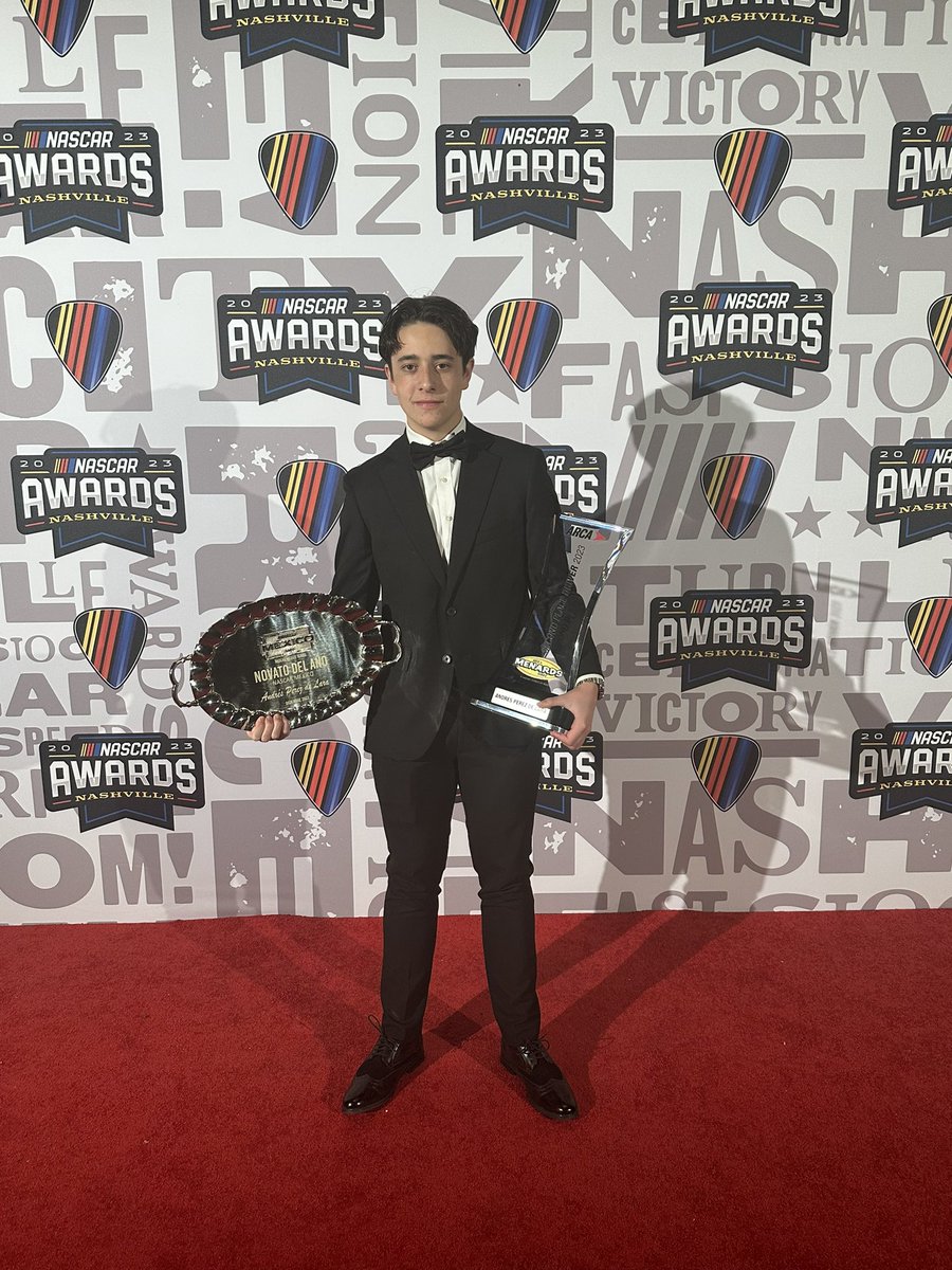 Proud of this guy! <a href="/andresplg2/">Andres Perez de Lara</a> 

<a href="/ARCA_Racing/">ARCA Menards Series</a> | @nascar | <a href="/NASCAR/">NASCAR</a>Mex | #NASCARawards