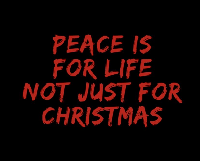 Peace on Earth.