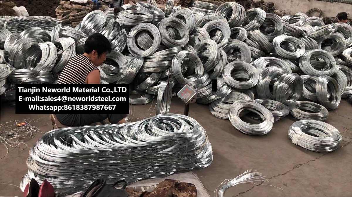 Max59277522's tweet image. #GIWIRE #GALVANIZEDWIRE #IRONWIRE #STEELWIRE #BINDINGWIRE #CARBONWIRE #ELECTROWIRE #WIREROD #WIRE

BWG 16 18 20 21 22 High Tensile Carbon Galvanized Steel Wire 17/15 Oval Zinc Coated Galvanized Steel Wire Price

WhatsApp/ Wechat +86 183 8798 7667 
E-mail:sales4@neworldsteel.com