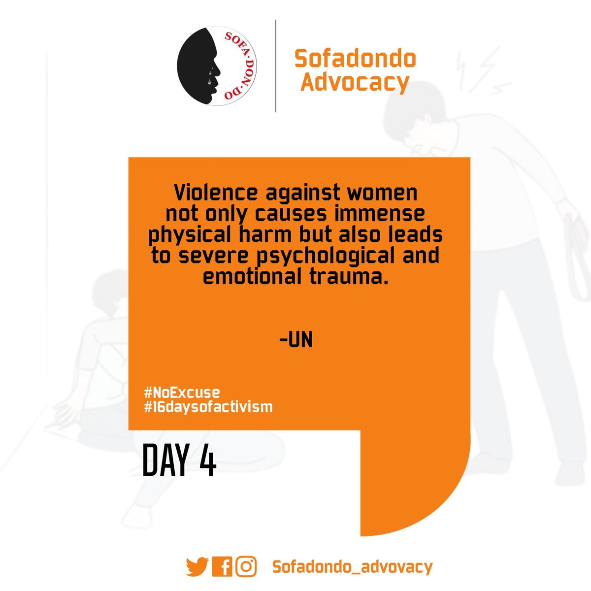 sofadondo's tweet photo. #Sofadondo
#NoExcuse
#16DaysOfActivismAgainstGBV 
#16DaysOfActivism 
#16DaysOfActivism2023 https://t.co/6eq1oADBEr