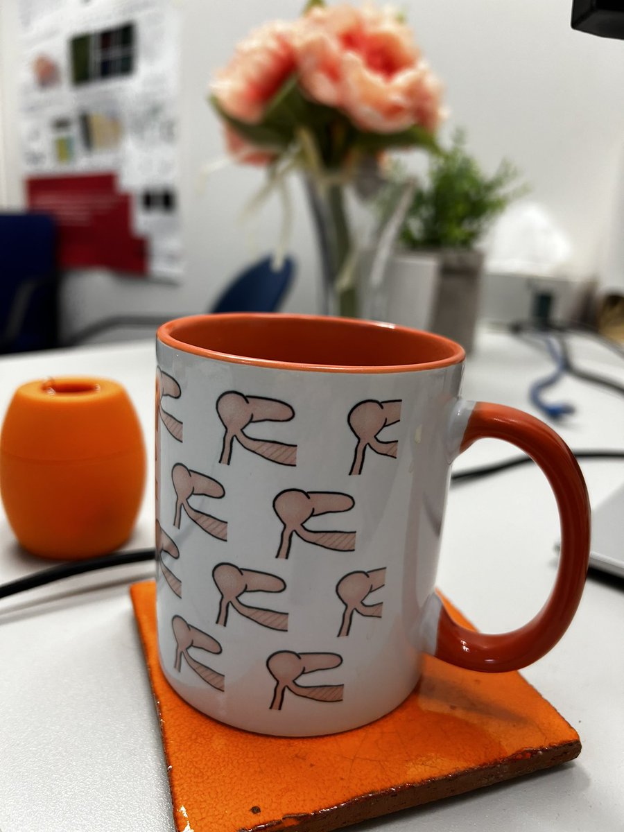 Office research theme is orange and caecum-like today <a href="/ChalysthaLee/">Chalystha Lee</a> #GutBrainAxis