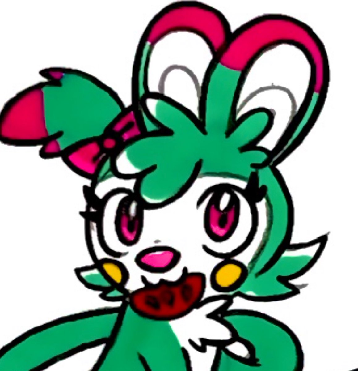 StretchyMax's tweet image. I would like ya to meet Scarlet The Stretchy Emolga!

She loves fruit slices. 

#Stretchyart #Pokemon