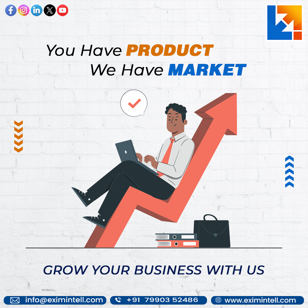 exim_intell's tweet image. Your product deserves the right audience. At Exim Intell, we connect your business to its ideal market. Let's grow together!
eximintell.com/contact-us/
#ImportExportCode #Eximintell #ExportImportBusiness #Exportimportservices #EximManagement #IntelligenceProgram