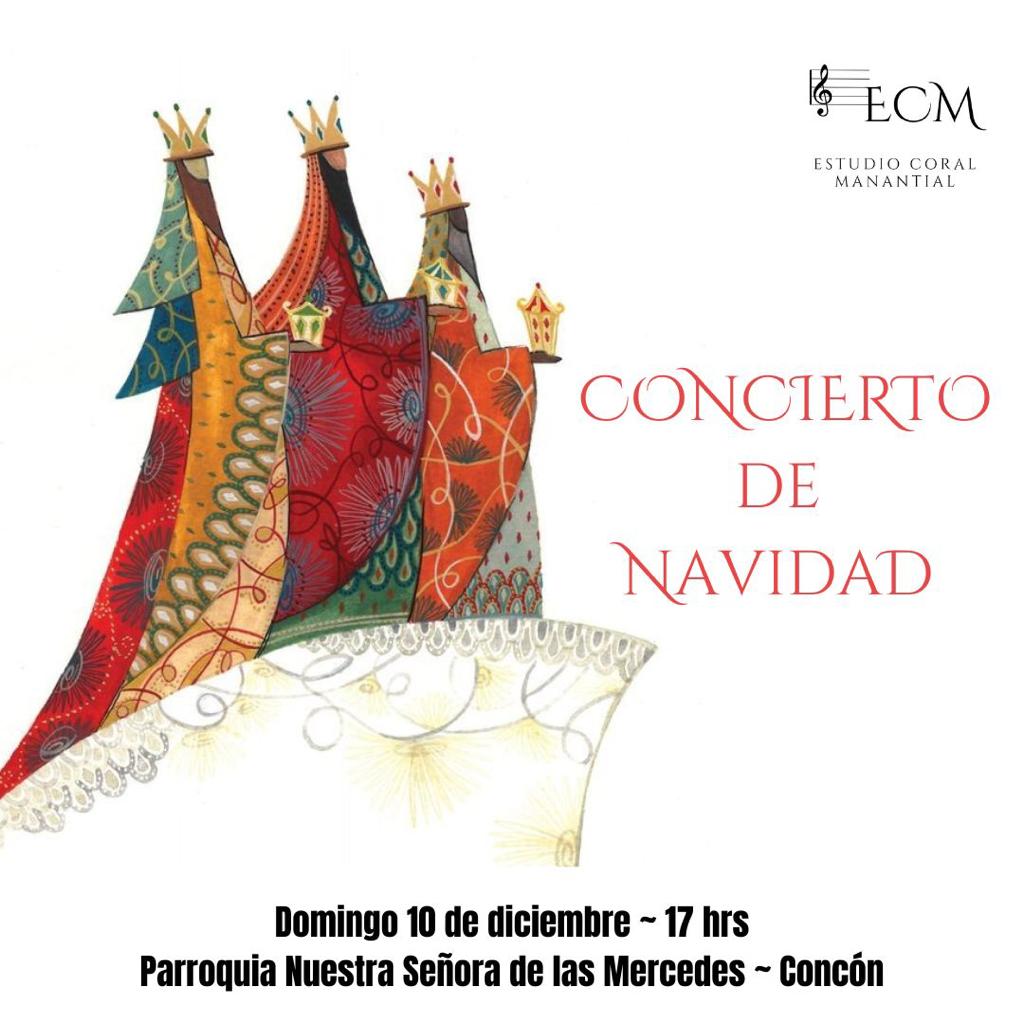 Iglesiadeconcon's tweet photo. El Estudio Coral Manantial invita a un concierto coral, que se llevará a efecto en nuestro Templo Parroquial el día 10 de diciembre a las 17:00 hrs. Todos invitados. https://t.co/TDPb614BTy