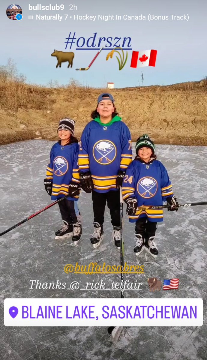 Big_G_09's tweet photo. First outdoor skate of the season 🏒 #pondhockey #ODRSZN #DedasIceGarden #DIG #BL #Saskatchewan 🌾 #WeAreHockey 💪 #Canada 🇨🇦  #BringOnWinter 🥶 ❄️ #BullsClub 🐂 #HockeyIsLife 🙌 #AnythingForHockey @BuffaloSabres @NHL @RJT_34 https://t.co/GVHSVQB2gh