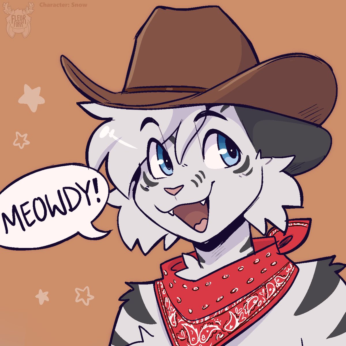 Fleurfurr's tweet photo. u just gonna scroll past without saying meowdy?🤠 https://t.co/Ue0LB6BRJS